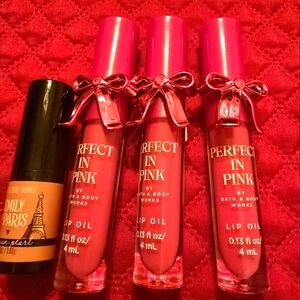 Bath & Body Works Perfect in Pink Lip Oil Set